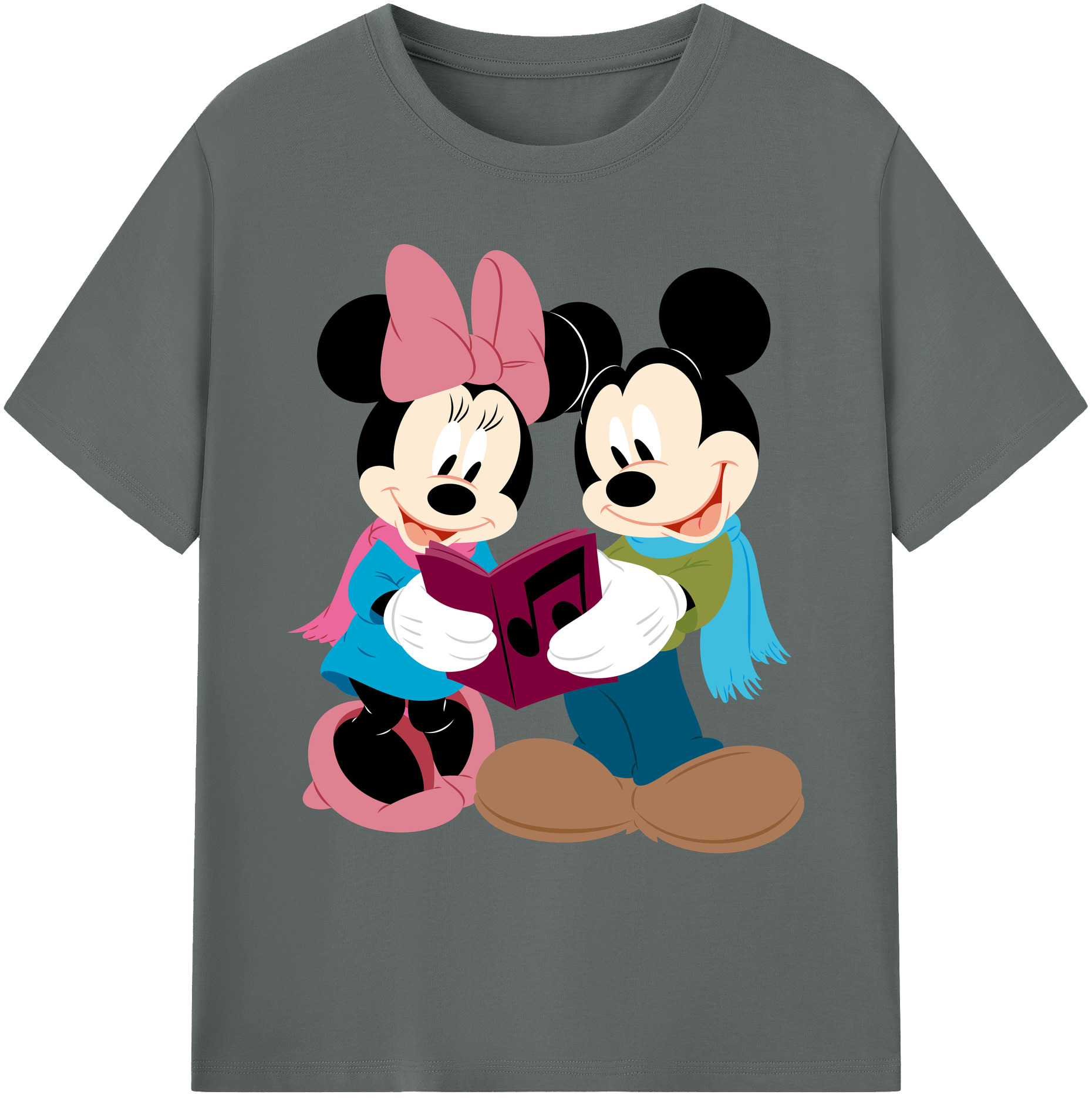 ミッキーマウス Mickey Mouse 綿100％ メンズ半袖Tシャツ｜肌触りやわらか＆通気性